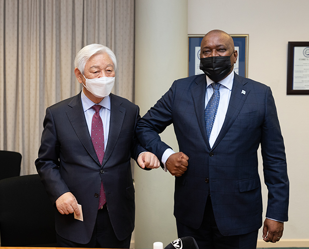 Meeting with Botswana President